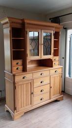 Kast - eiken patiné, Ophalen, Glas, Gebruikt, 200 cm of meer
