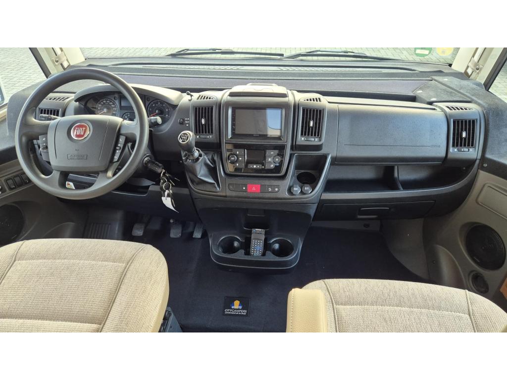 Hymer Exsis 578 Lengtebedden / Hefbed, Caravans en Kamperen, Integraal, Standaard zit, Ringverwarming, Fiat