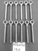 Rvs knevelschroeven, oogmoeren, oogbouten T-bouten. ZIE INFO, Nieuw, Ophalen of Verzenden, Minder dan 50 mm, Rvs