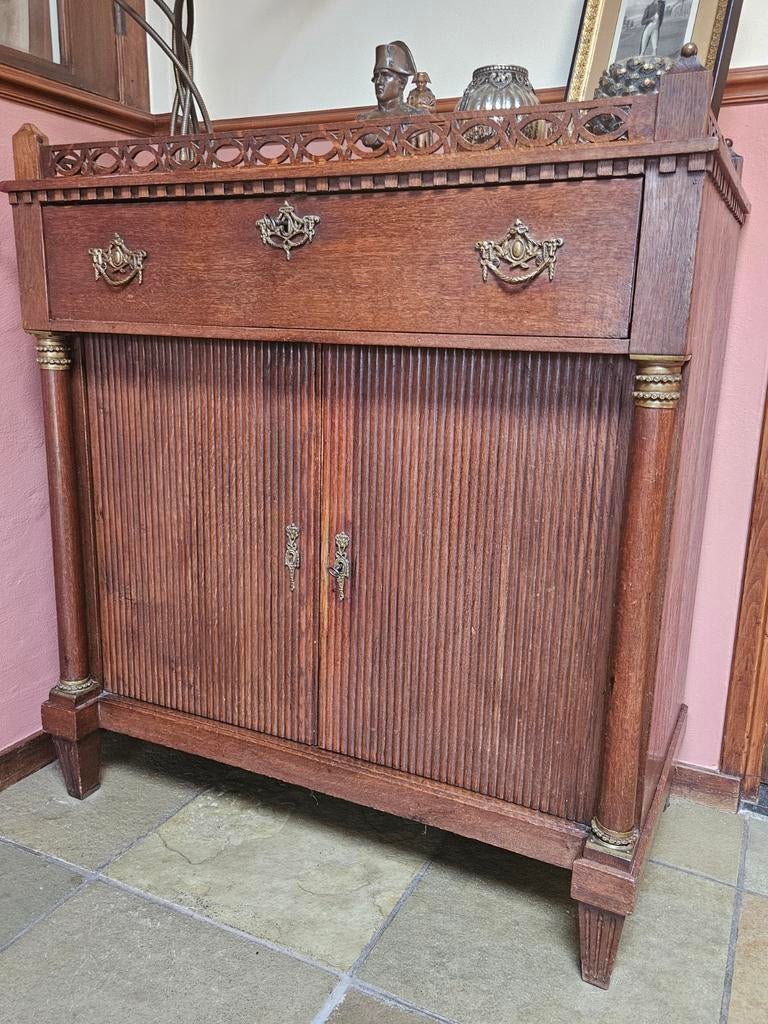 KOOPJE! Antieke eiken secretaire kast, Antiek en Kunst, Antiek | Meubels | Kasten, Ophalen