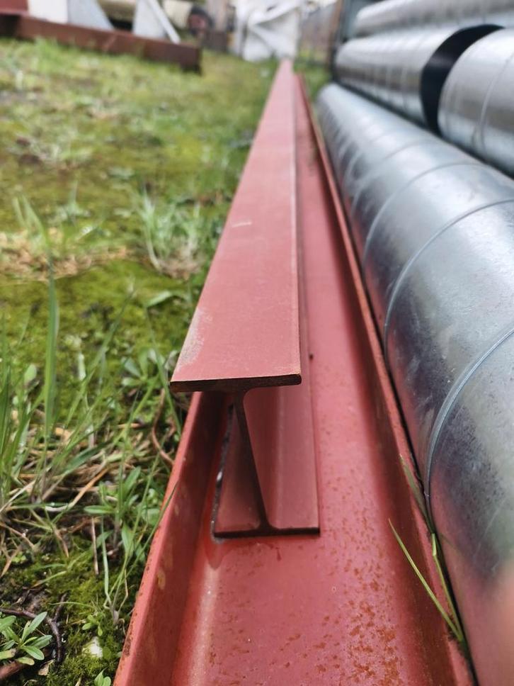 IPE120 Balk 3795mm - Gegrond IJzeren Draagbalk, Doe-het-zelf en Verbouw, Metalen, Gebruikt, IJzer, Ophalen of Verzenden