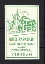 2891 Veendam hotel cafe rest PARKZICHT, Verzamelen, Ophalen of Verzenden, Nederland
