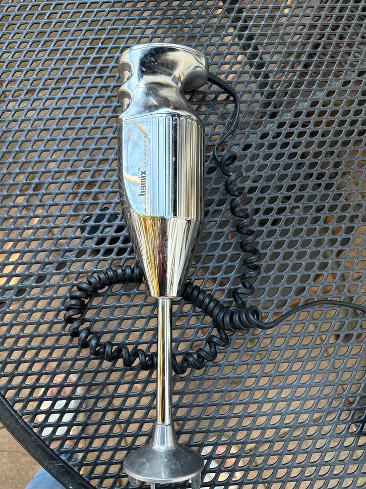Bamix Chrome 200 watt de luxe staafmixer, Witgoed en Apparatuur, Overige Witgoed en Apparatuur, Gebruikt, Ophalen of Verzenden