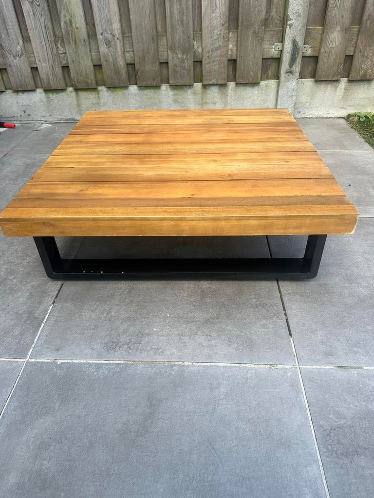 Salontafel voor buiten, Ophalen, 50 tot 100 cm, Vierkant, 50 tot 100 cm