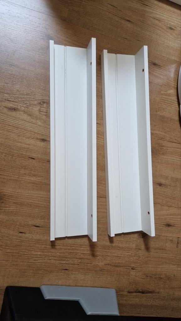 IKEA Mosslanda Schapjes - 2 stuks, wit, 55x12 cm, Huis en Inrichting, Woonaccessoires | Wandplanken en Boekenplanken, Ophalen of Verzenden