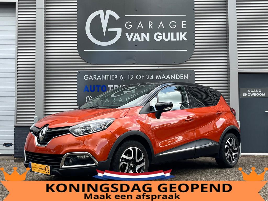 Renault Captur 1.2 TCe 120PK Automaat,Trekhaak,Twotone,Navi,, Auto's, Renault, Euro 6, Leder en Stof, Grijs, SUV of Terreinwagen
