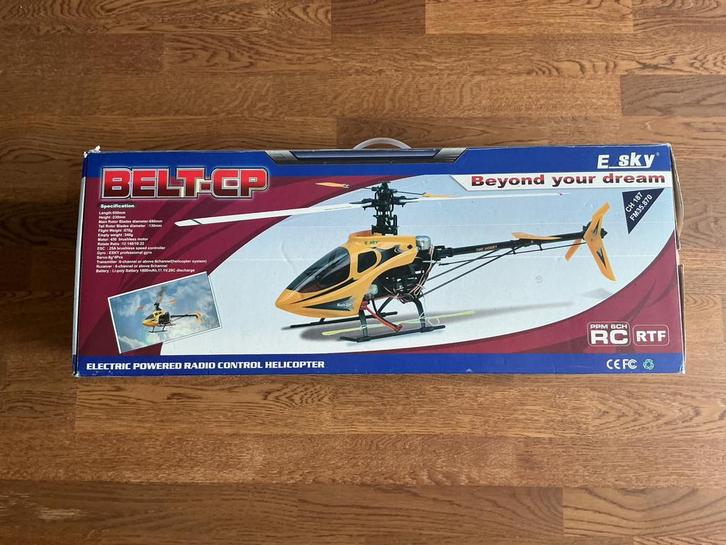 E-SKY Helicopter compleet in de doos., Hobby en Vrije tijd, Modelbouw | Radiografisch | Helikopters en Quadcopters, Gebruikt, Helikopter