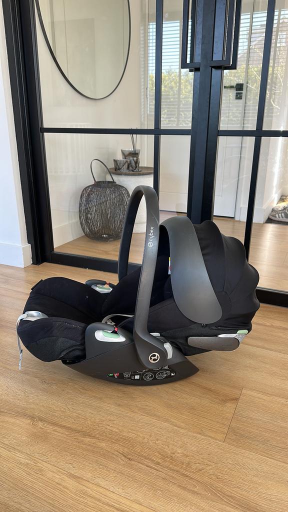 Cybex Platinum Cloud T Autostoel + YOYO ADAPTERS, Autogordel of Isofix, Zo goed als nieuw, 0 t/m 13 kg, Slaapstand