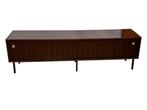 Vintage Dressoir Tv Meubel Jaren 60 Design Rosewood Fineer, Gebruikt, Met deur(en), Vintage, 150 tot 200 cm
