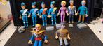 THE THUNDERBIRDS Serie van 9 vintage actiefiguren, Ophalen of Verzenden, Zo goed als nieuw, Actiefiguur of Pop