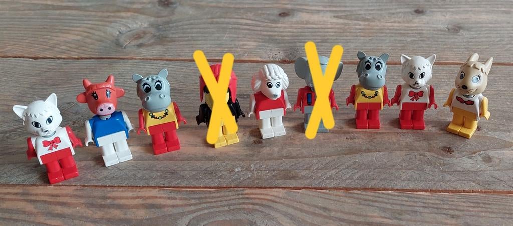 Lego Fabuland figuurtjes, jaren 80, Ophalen of Verzenden, Zo goed als nieuw, Lego