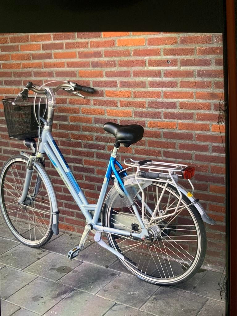Gazelle Chamonix Plus damesfiets met mandje, Ophalen of Verzenden, Gebruikt, 26 inch of meer, Versnellingen