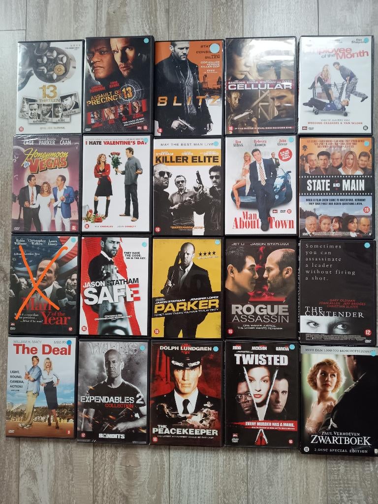 19 Films op DVD voor slechts € 19,00, Alle leeftijden, Ophalen of Verzenden, Zo goed als nieuw