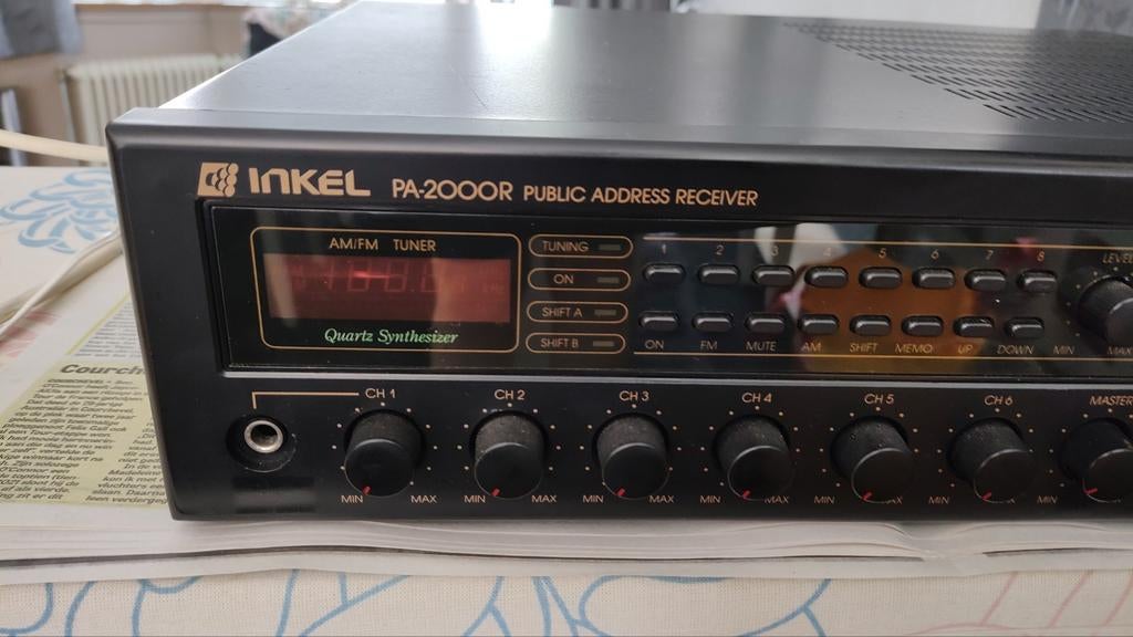 Inkel PA. Receiver incl microfoon, Ophalen