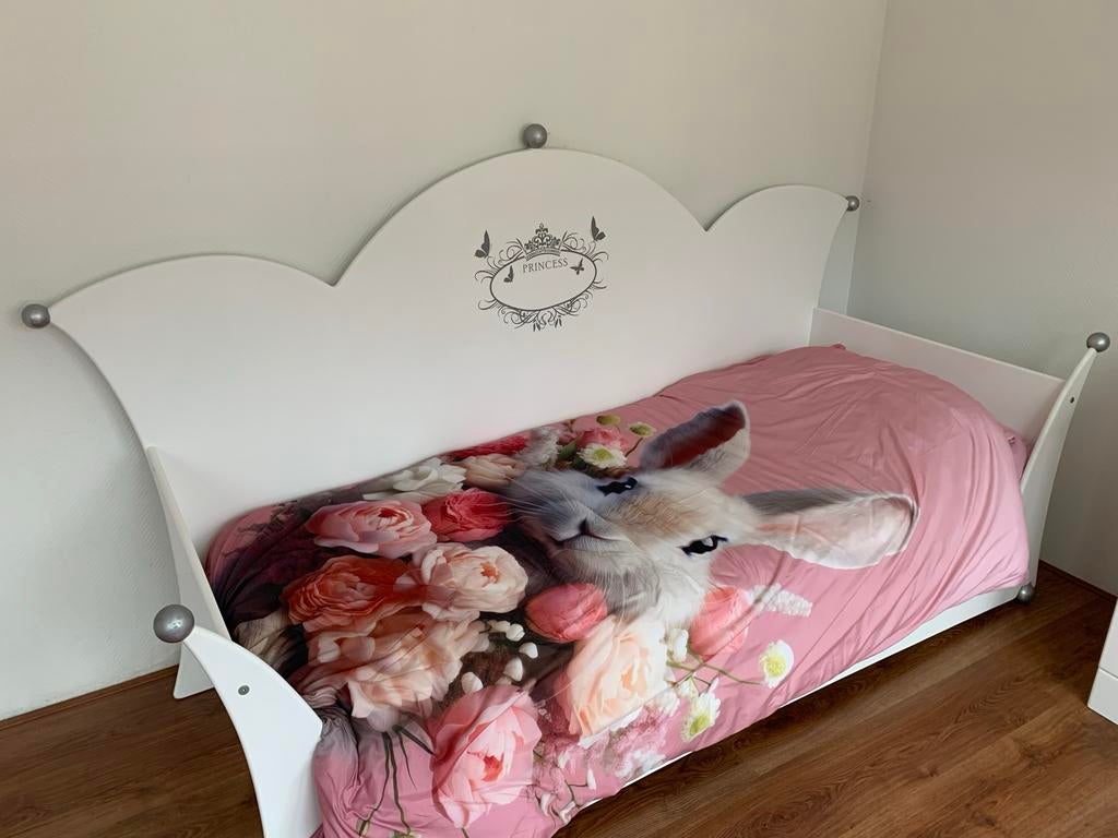 Prinsessenkamer kroonbed kast en buro - Complete kinderkamer, Ophalen, Meisje