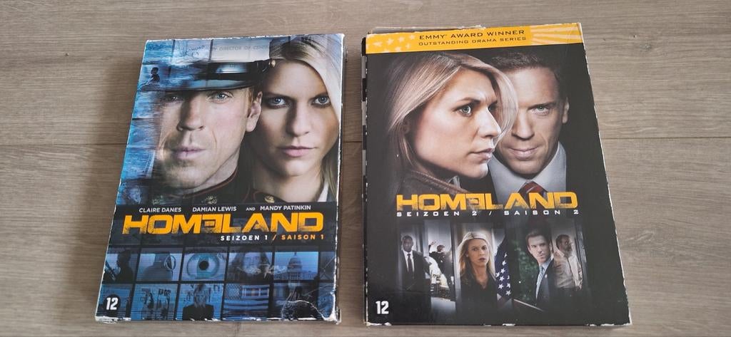 Homeland Seizoen 1 & 2 DVD Boxset, Gebruikt, Boxset, Drama, Ophalen of Verzenden