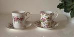 2 Royal Albert kop en schotels, Ophalen of Verzenden, Zo goed als nieuw, Porselein, Kop en/of schotel