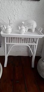 MooieRiviera maison bijzettafel., Huis en Inrichting, Ophalen, Gebruikt, 50 tot 100 cm, Overige houtsoorten