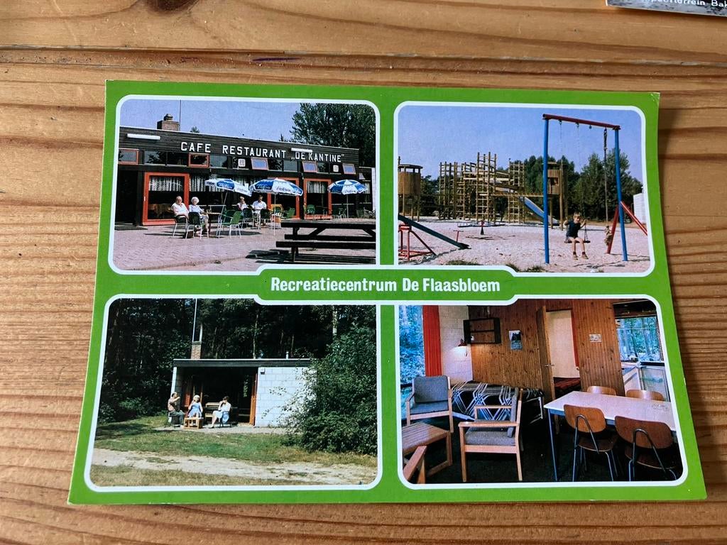 Ansichtkaart Chaam, de flaasbloem, Ophalen of Verzenden