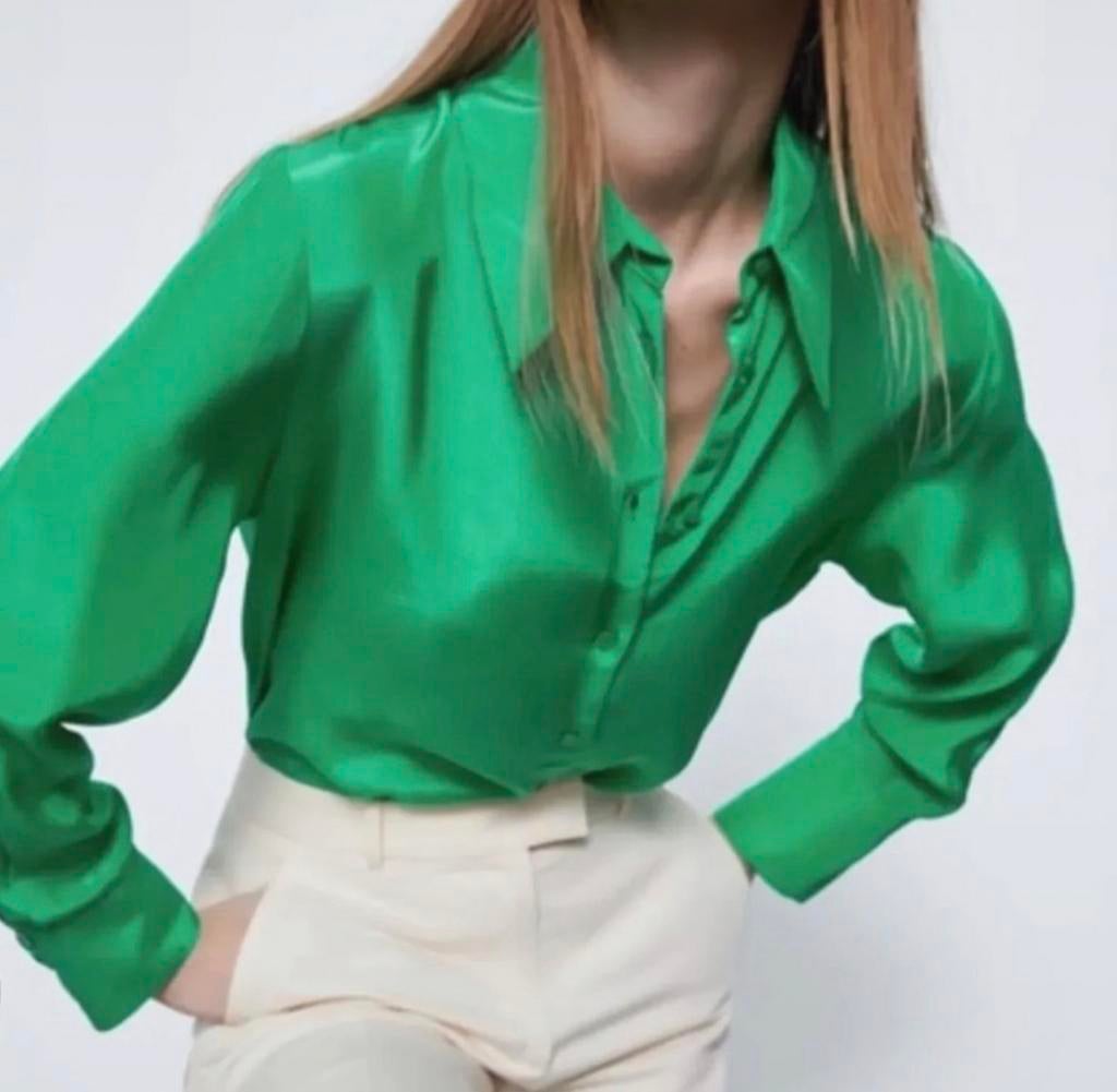 Zata blouse, Ophalen of Verzenden, Nieuw, Maat 34 (XS) of kleiner, Groen