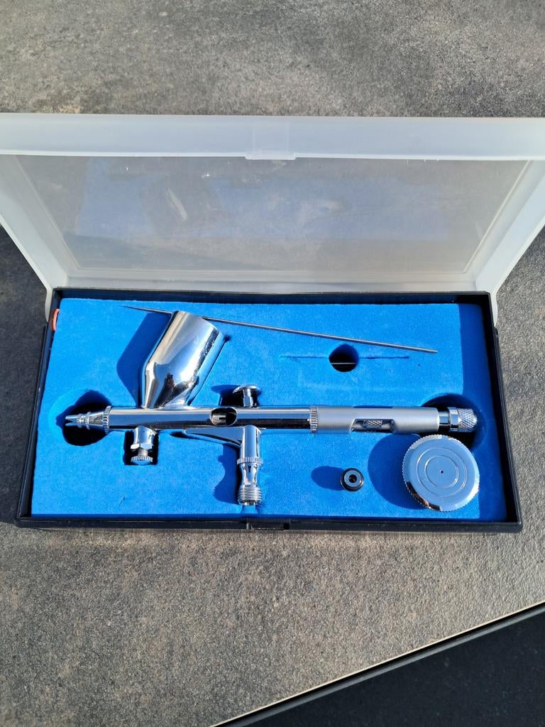 Professionele Airbrush Set - Zo goed als nieuw, Hobby en Vrije tijd, Ophalen of Verzenden, Zo goed als nieuw, Airbrush en Toebehoren