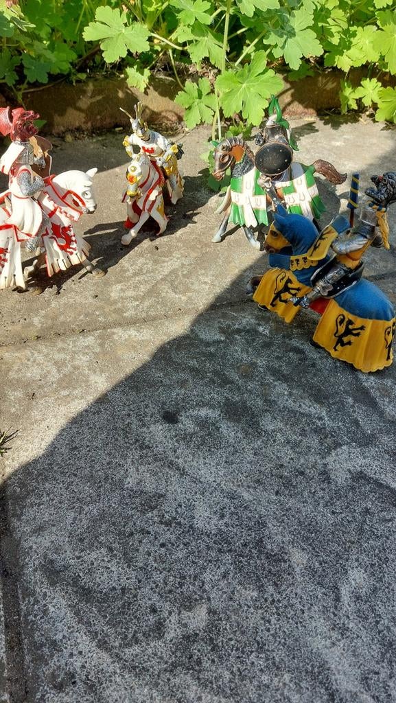 Schleich ridders met paarden!, Verzamelen, Ophalen of Verzenden, Zo goed als nieuw