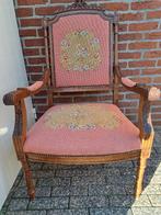 Antieke fauteuils (2 stuks) 'Louis Philipe' opknappers, Ophalen, Louis Philipe, Gebruikt, Minder dan 75 cm
