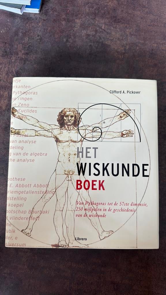 Clifford A. Pickover - Het wiskunde boek, Clifford A. Pickover, Ophalen of Verzenden, Zo goed als nieuw, Logica of Wetenschapsfilosofie