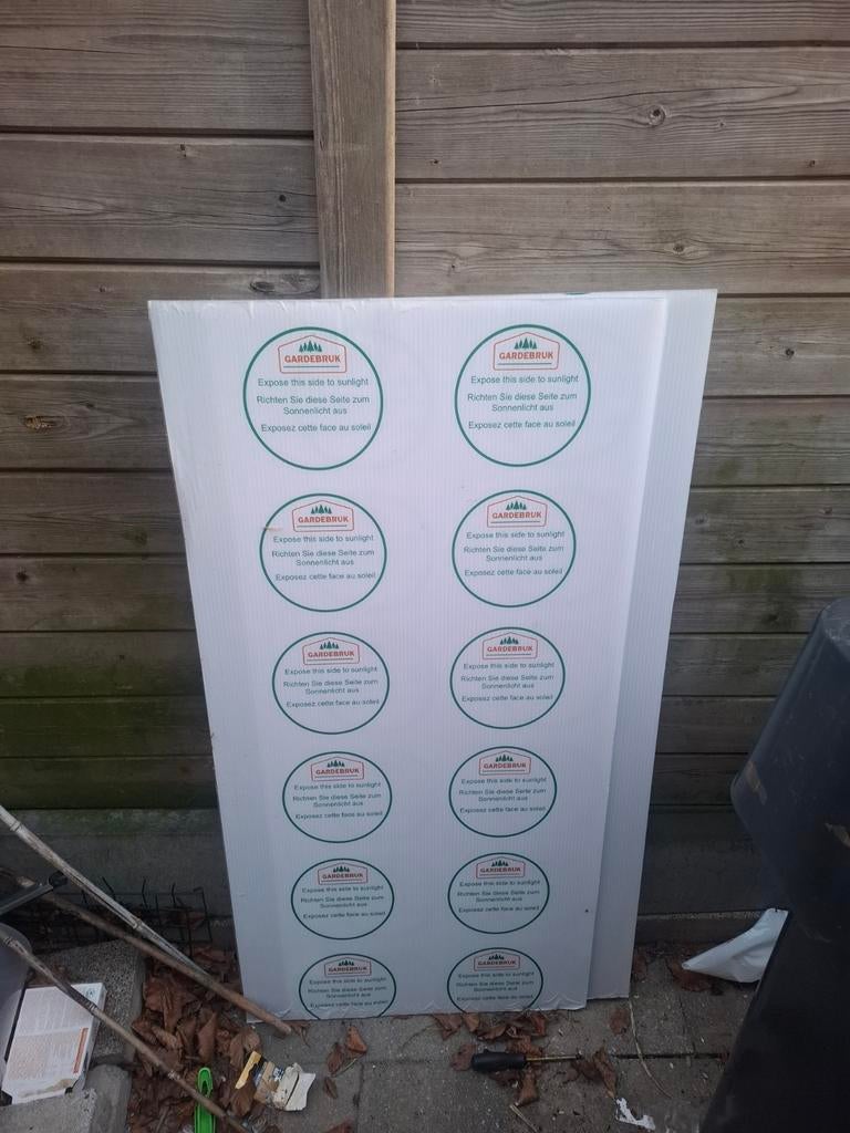 Gardebruk Polycarbonaat Panelen voor Kas, Overige materialen, Polycarbonaat, Ophalen of Verzenden, Kweekkas