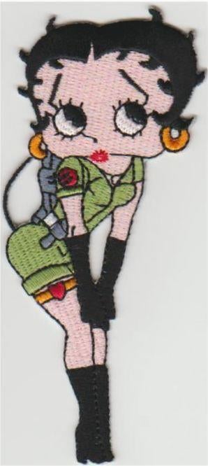 Betty Boop stoffen opstrijk patch embleem #13, Ophalen of Verzenden, Nieuw, Shirt