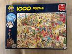 Winterfair - Jan van Haasteren puzzel 1000 stukjes, Ophalen of Verzenden, 500 t/m 1500 stukjes, Zo goed als nieuw
