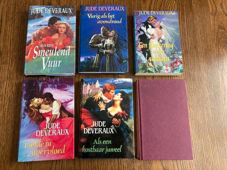6 boeken van Jude Deveraux, Boeken, Historische romans, Ophalen of Verzenden
