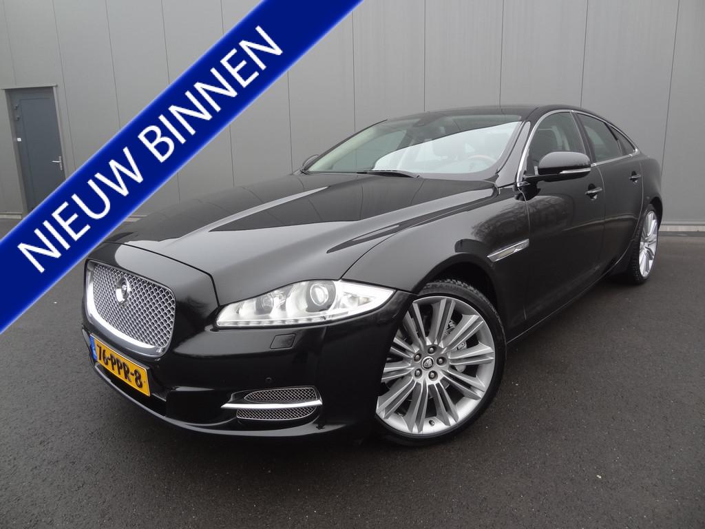 Jaguar XJ 5.0 V8 | PORTFOLIO | NL AUTO | DEALER ONDERHOUDEN, Auto's, Jaguar, Automaat, Euro 5, Achterwielaandrijving, Zwart