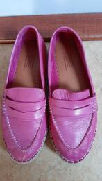 MOOIE ZOMERSE ROZE VOL LEREN PITT ESPADRILLES INSTAPPERS 40, Instappers, Ophalen of Verzenden, Zo goed als nieuw, Roze