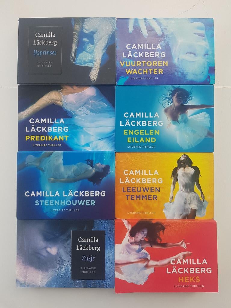 7x Dwarsligger Camilla Läckberg - Zusje, Engeleneiland, Heks, Ophalen of Verzenden, Camilla Läckberg, Scandinavië
