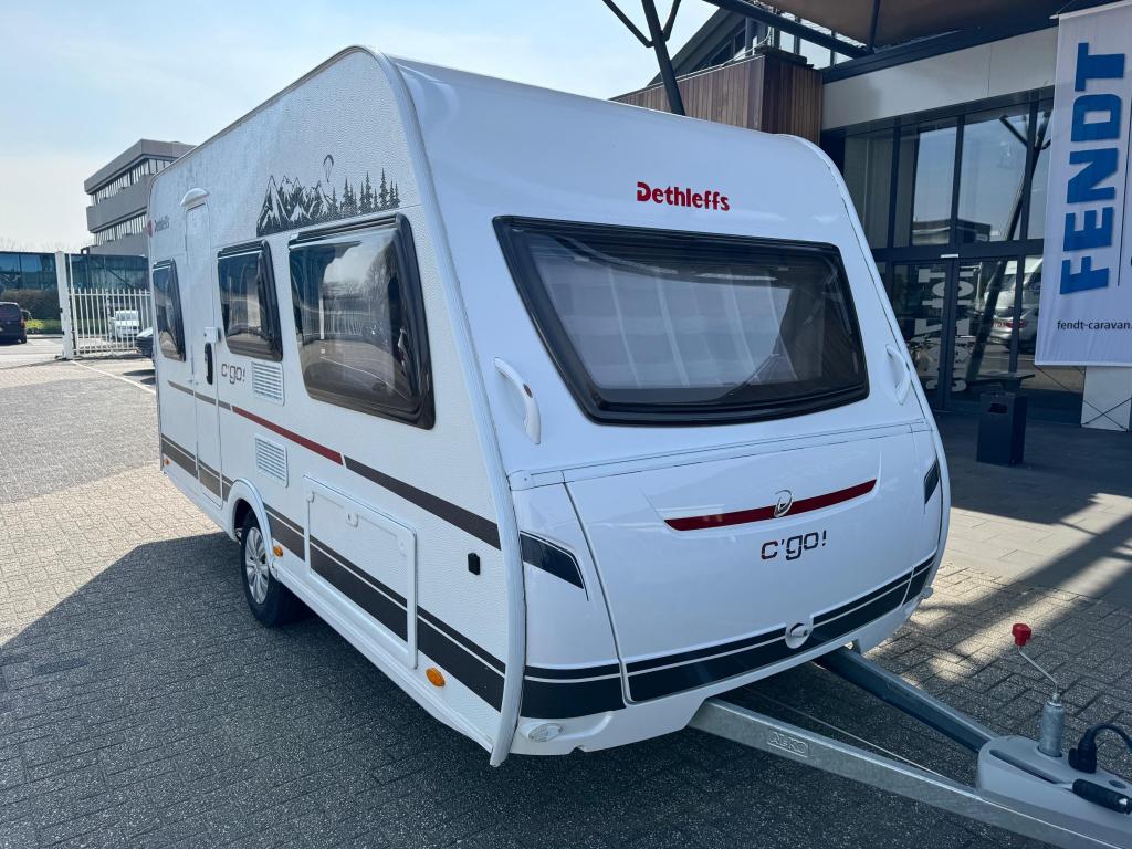 Dethleffs C'Go 415 QL 2023 MOVER + NIEUWE TENT!, Caravans en Kamperen, Caravans, Schokbreker, Bedrijf, Treinzit, Tot en met 4