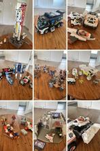 Grote set Playmobil: Ruimtevaart, Politie en Auto's, Ophalen, Gebruikt, Complete set