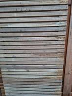 2 nieuwe zeer luxe schuttingdelen 90x180, Ophalen, Nieuw, Hout, Tuinhek