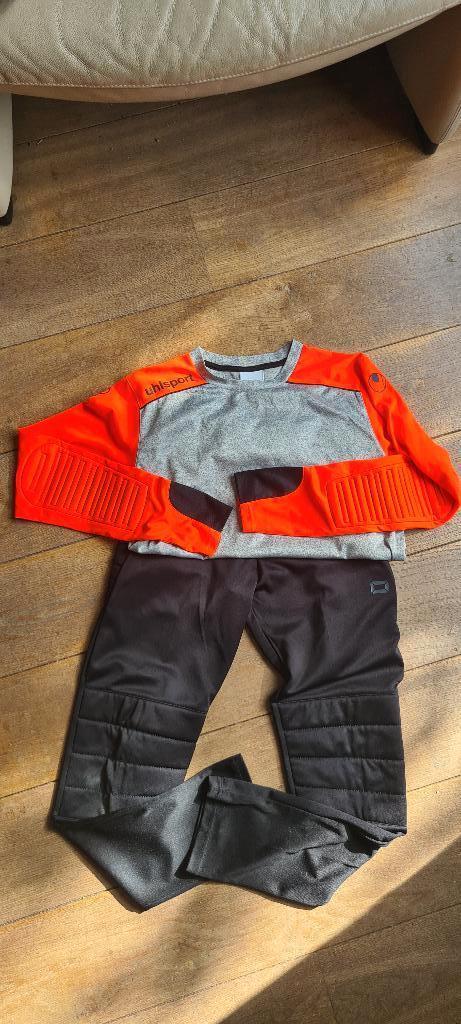 Keepers-setje voetbal , maat M/L, 170-180cm, Kleding | Heren, Blauw, Overige maten, Ophalen of Verzenden, Voetbal