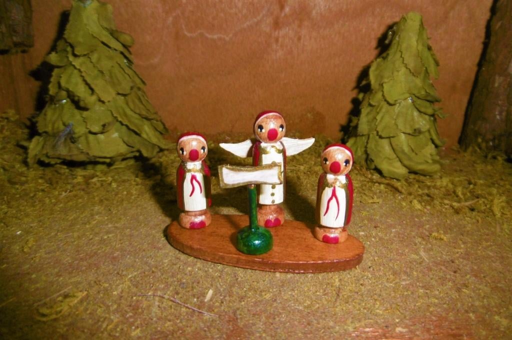 kerst engelen poppenhuis oud Duits speelgoed miniaturen, Verzenden