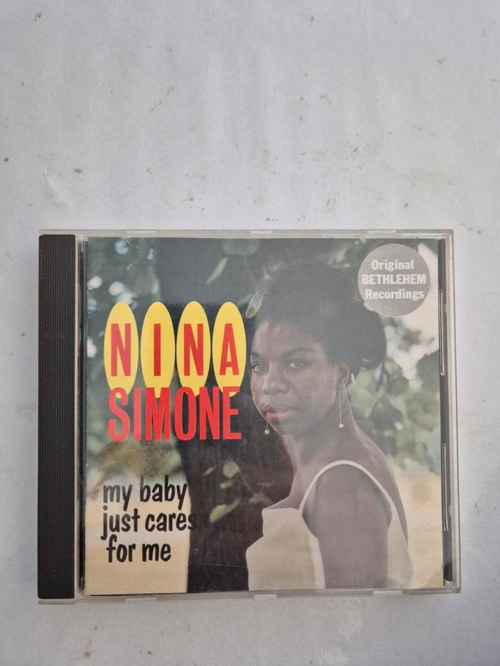 Nina Simone - My baby just cares fore me. Cd. 1986, Cd's en Dvd's, Cd's | Jazz en Blues, Gebruikt, Jazz, 1980 tot heden, Ophalen of Verzenden