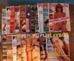 20 Playboy en Penthouse magazines - Oude edities, Boeken, Ophalen of Verzenden, Gelezen