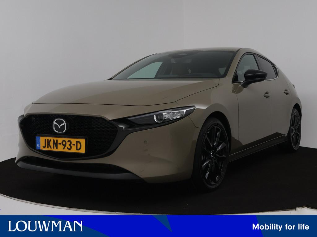 Mazda 3 2.5 e-SkyActiv-G M Hybrid 140 Nagisa automaat | Bose, Auto's, Mazda, 12 maanden, Gebruikt, Origineel Nederlands, Adaptive Cruise Control