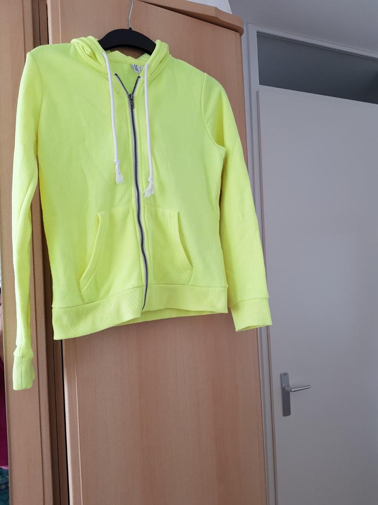 Neon kleur jack, Ophalen of Verzenden, Zo goed als nieuw, Maat 36 (S), Overige kleuren