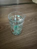 Mooi glas voor drinken met glitter erin, Verzamelen, Glas en Borrelglaasjes, Ophalen of Verzenden, Zo goed als nieuw