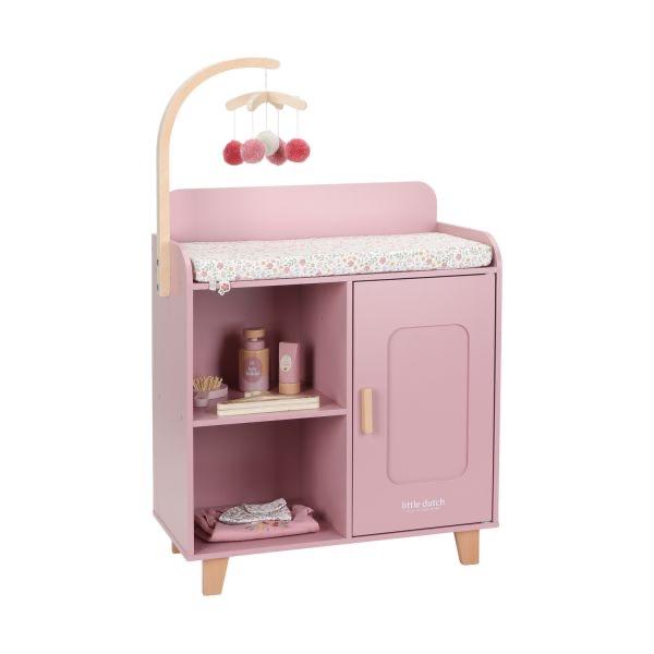 Little Dutch Houten Commode met Accessoires - Roze, Ophalen of Verzenden, Zo goed als nieuw, Commode