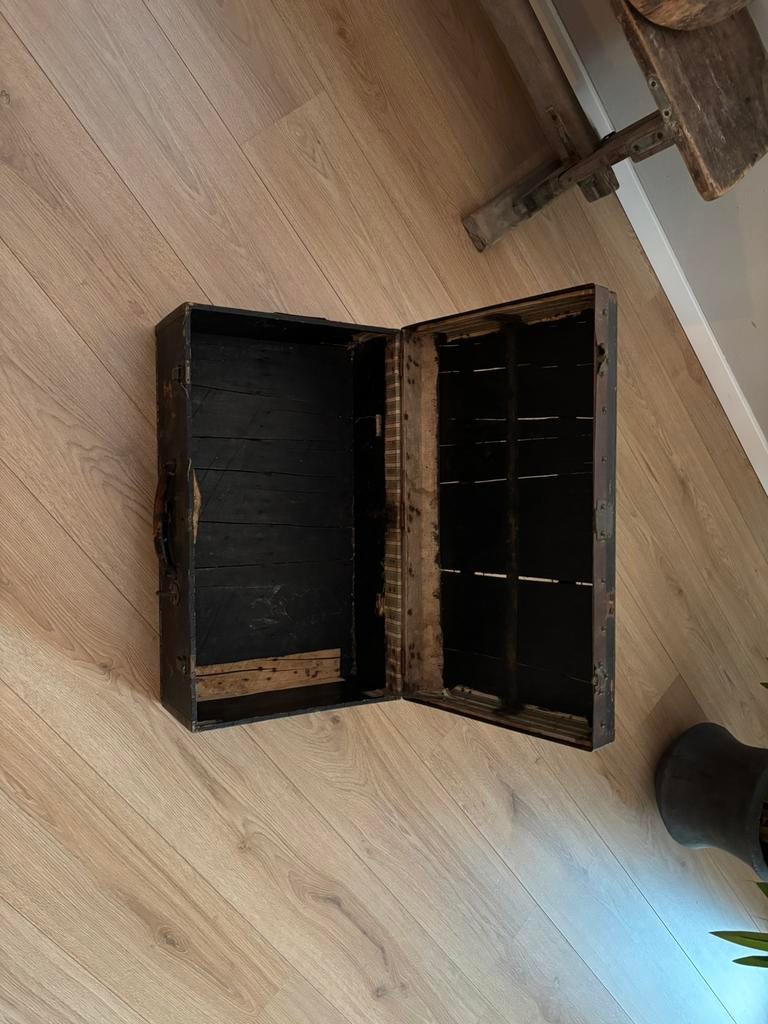 Antieke koffet, Antiek en Kunst, Curiosa en Brocante, Ophalen