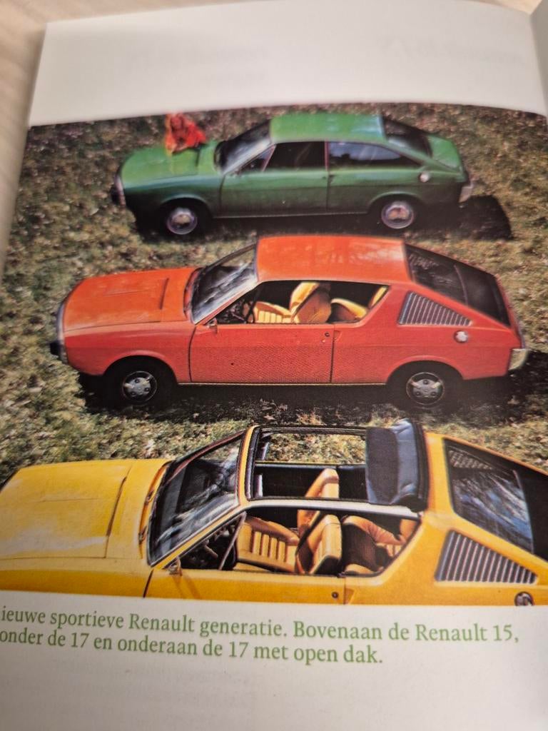 1973Nederlands Renault folder Renault 15 17 12 Gordini izgst, Ophalen of Verzenden, Zo goed als nieuw, Renault