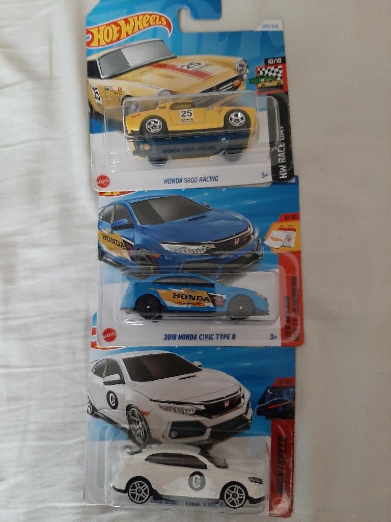 Hotwheels setje Honda's., Ophalen of Verzenden, Nieuw, Auto