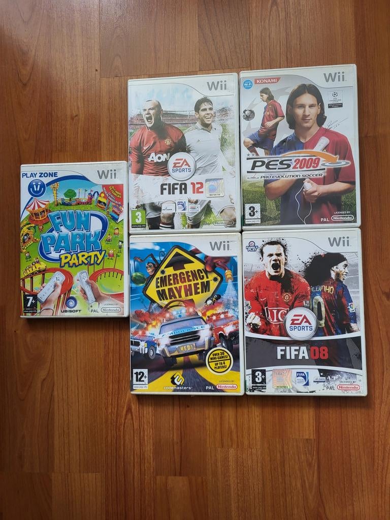 TE KOOP 5 WII SPELLETJES, Ophalen of Verzenden, Zo goed als nieuw, Sport, 3 spelers of meer